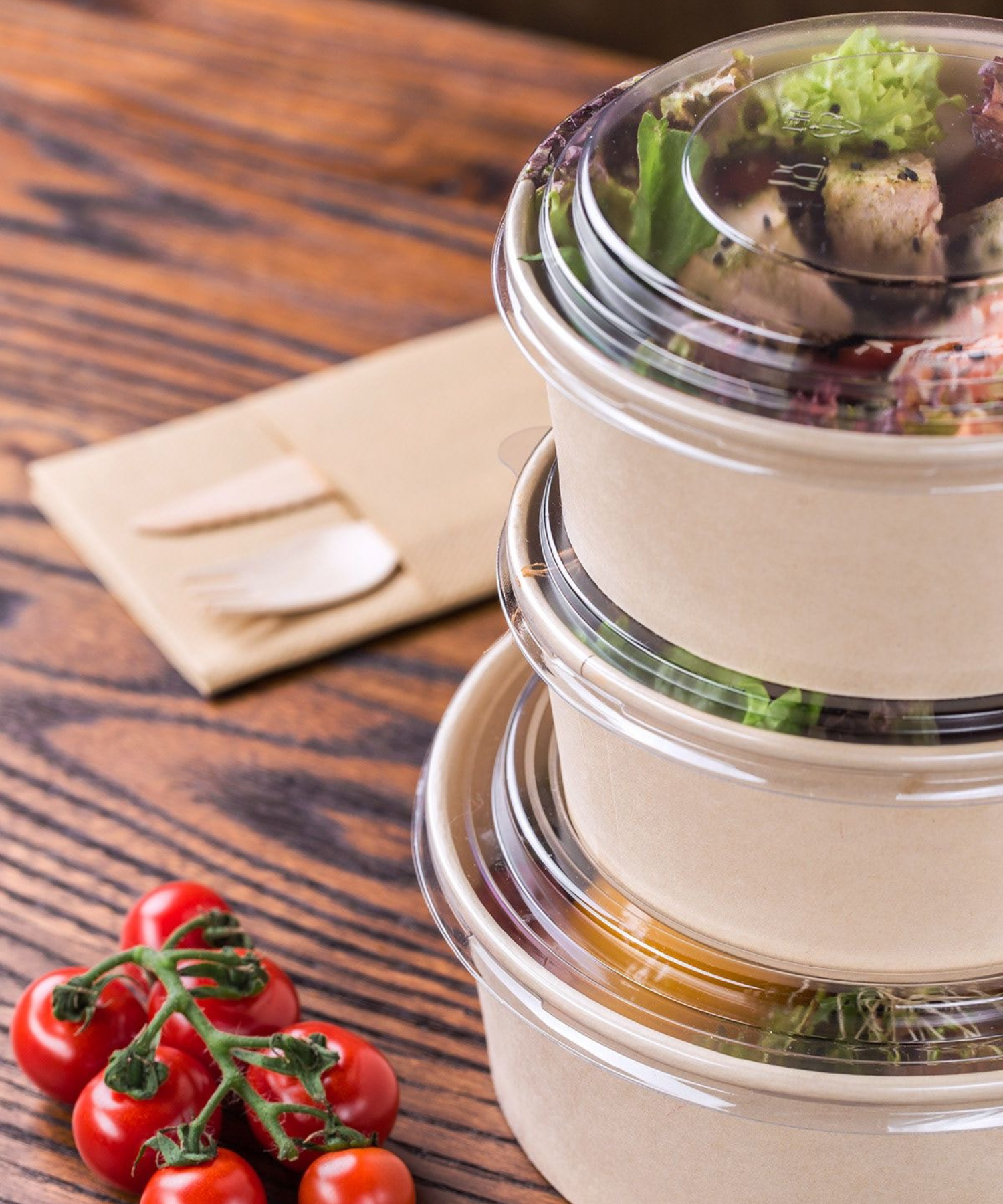 Kartonska posuda za salatu